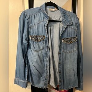 Mudd Denim Button Up Shirt